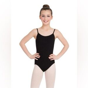 Capezio Black Dancewear Girls Size XS Adjustable Straps